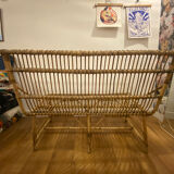 Rattan bench