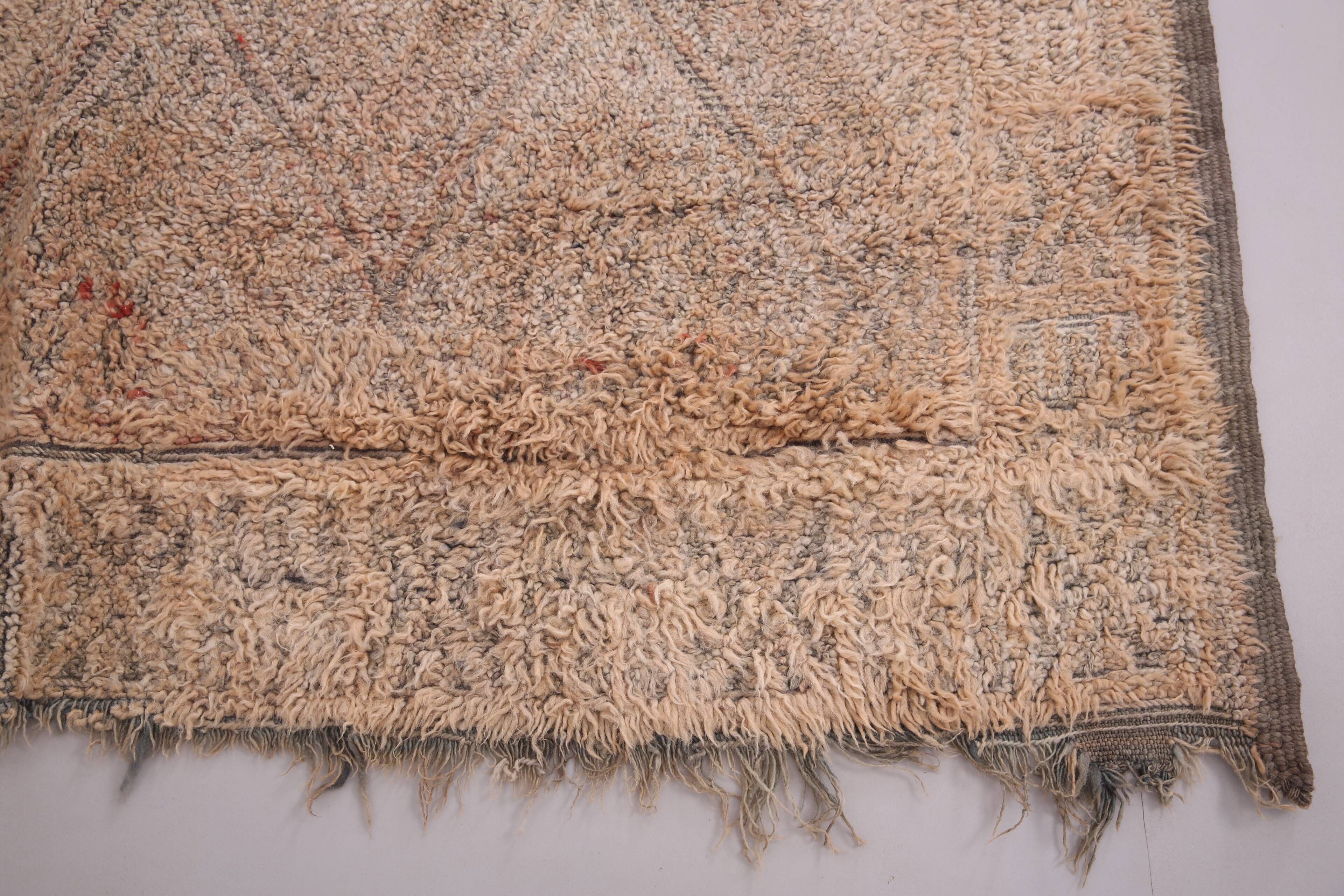 Vintage Beni Mguild Rug 197 x 316 cm - Vintage Moroccan Rug, Old Berber Rug