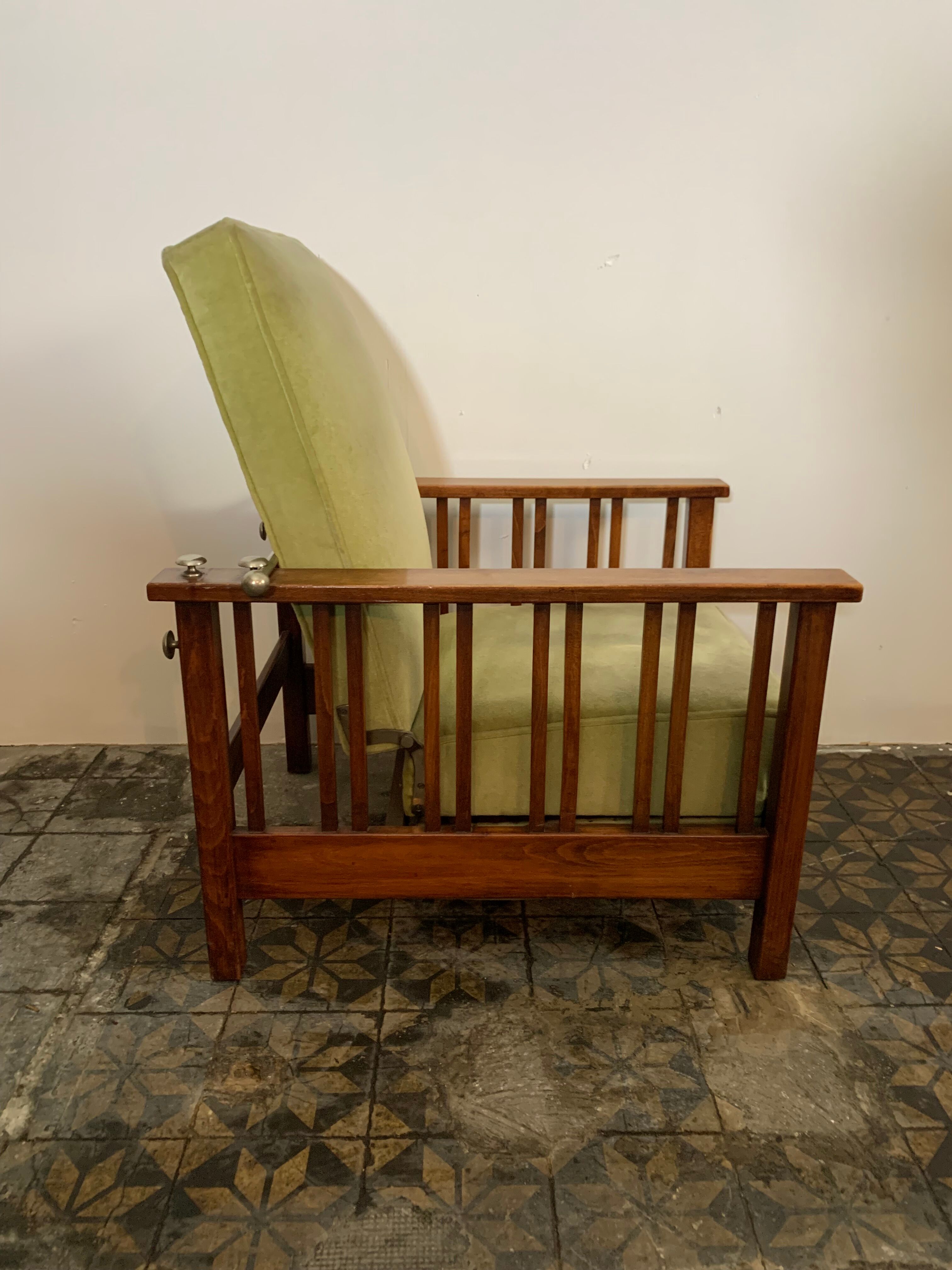 Art Deco armchair with system