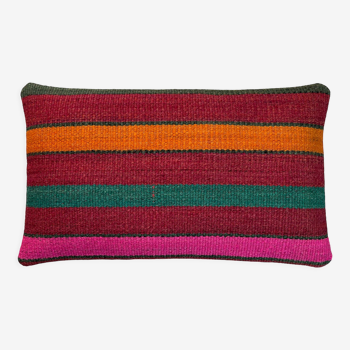 Housse de coussin kilim turc vintage, 30 x 50 cm