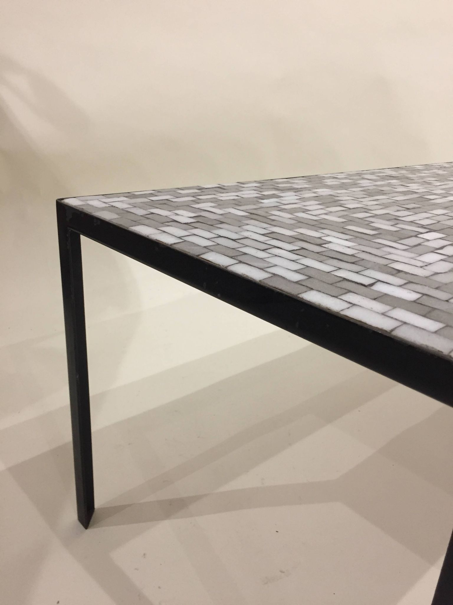 60s grey ceramic coffee table