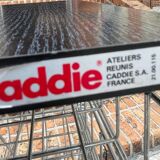 Vintage rolling cart dessert trolley