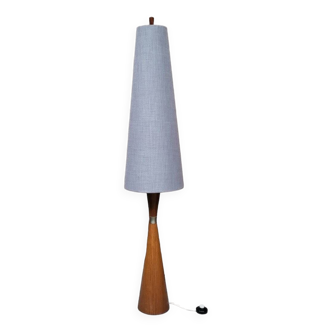 Stehlampe aus Teakholz