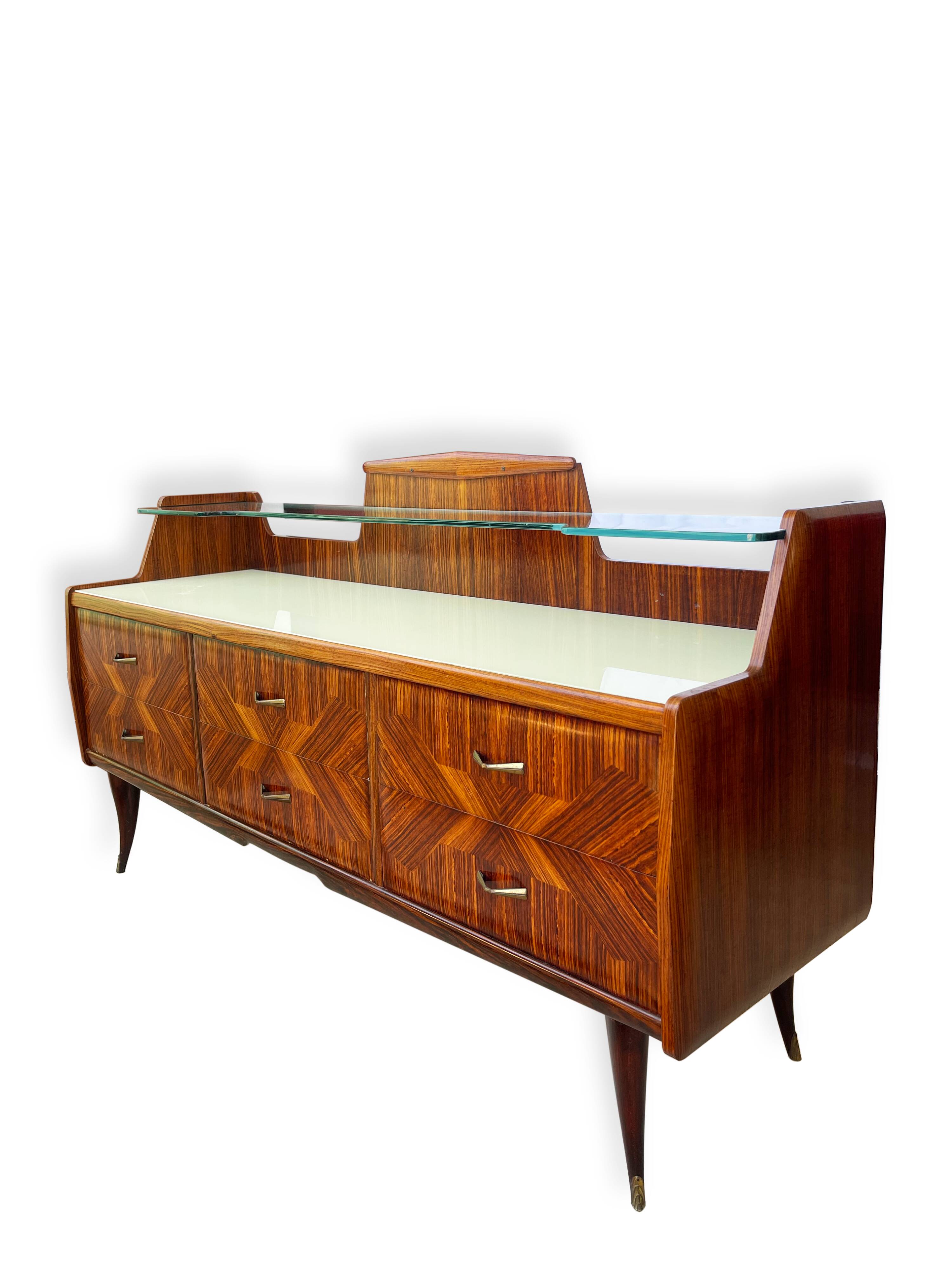 Original handcrafted Italian chest of drawers ,1960s