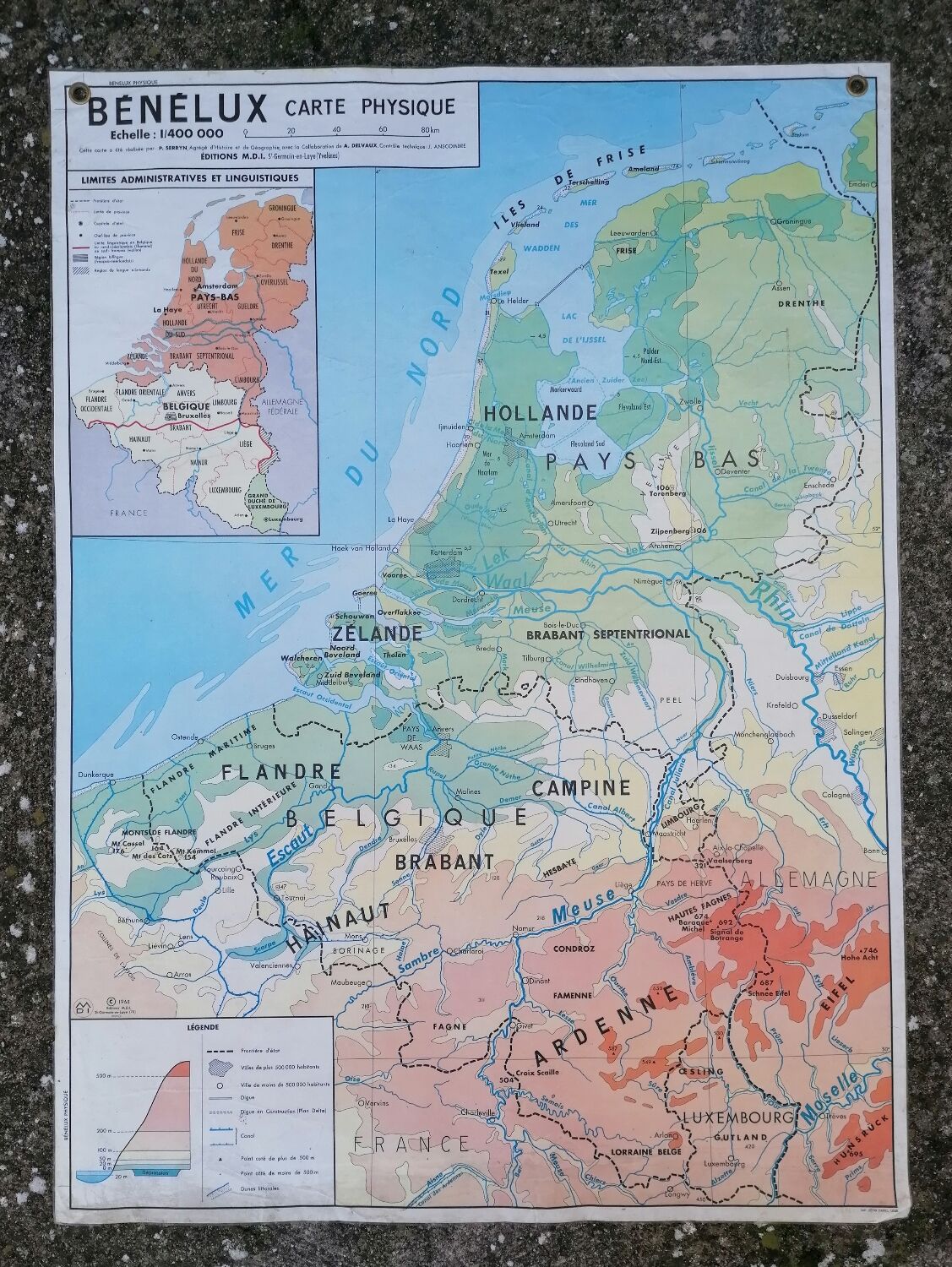 Old MDI card Benelux and British Isles