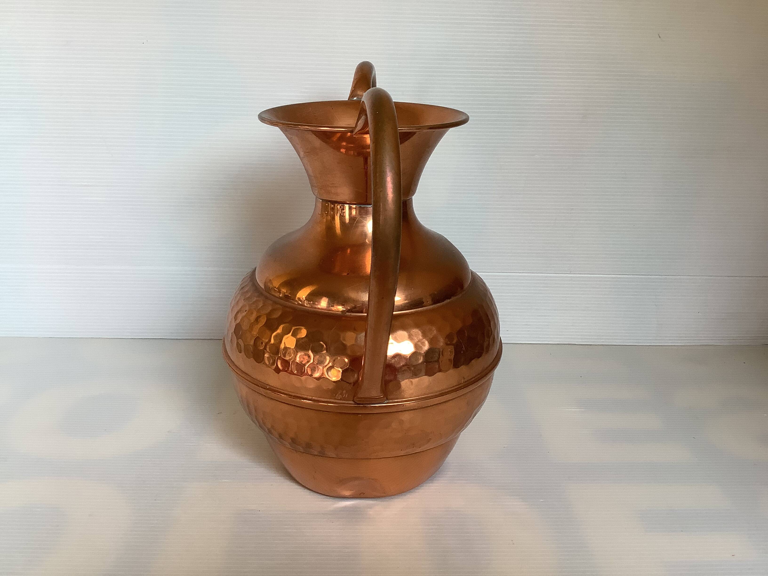 Large copper vase Legellier Villedieu