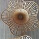 Set of 2 sudpendions in wicker and rattan