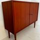 Buffet enfilade étroite scandiinave en teck