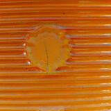 Le creuset model cousances red orange vintage pan