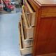 Chest of drawers in oak 50s