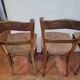 4 antique bistro chairs