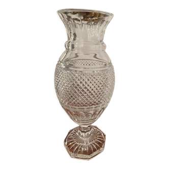 Vase en cristal - années 80