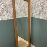 Oak mirror