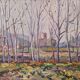 Post Impressionist Landscape - Oil on Canvas