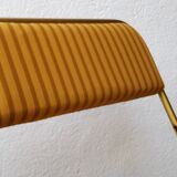 70's orange velvet folding chairs