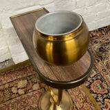 Standing ashtray with shelf from the 60s and 70s