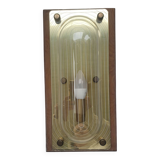 Large vintage wooden wall light