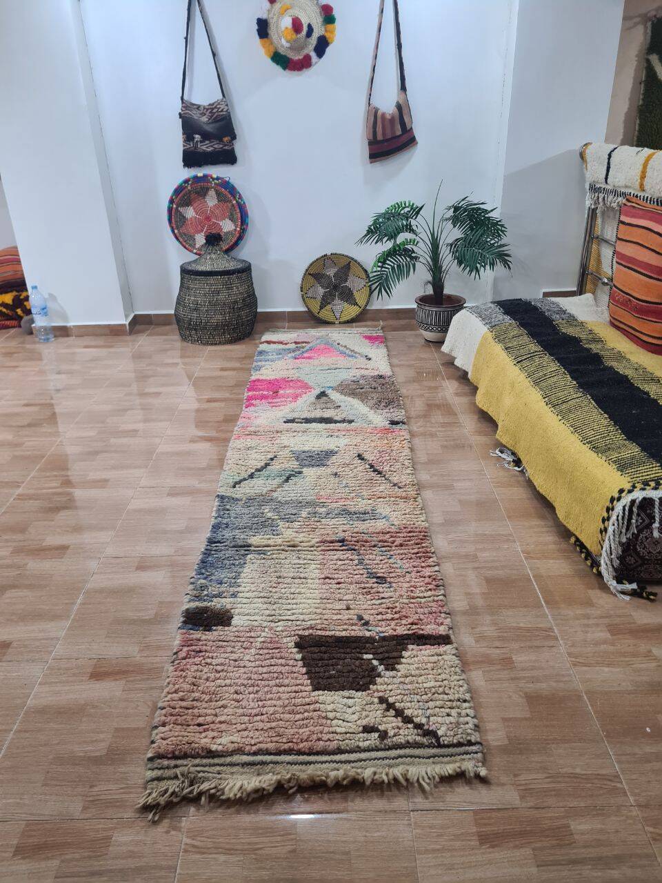 Handmade Berber hallway rug