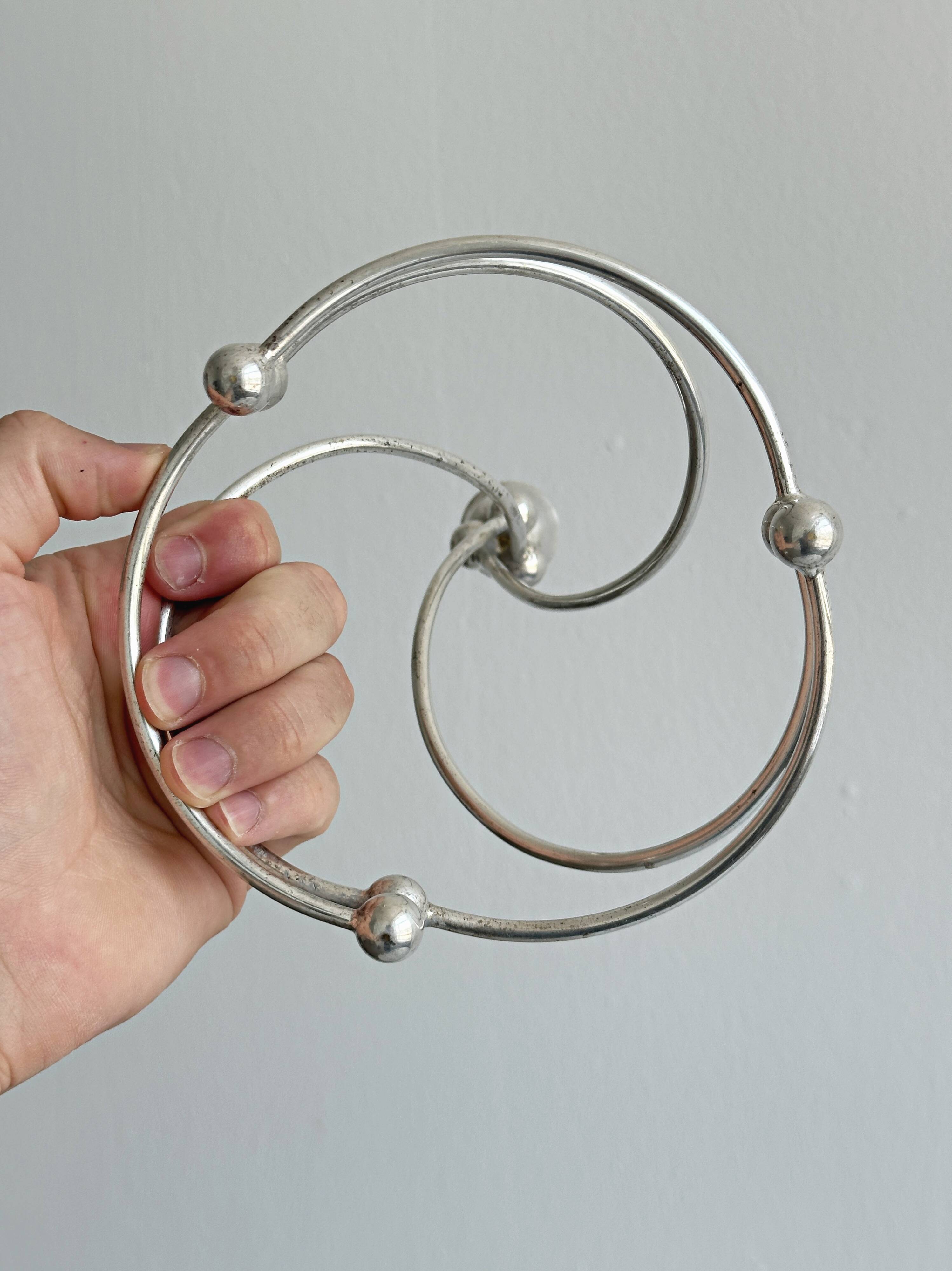 Silver-plated candlestick