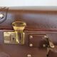 Antique cardboard suitcase