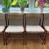 Set of 4 Authentic Mid-Century Danish Teak Dining Chairs