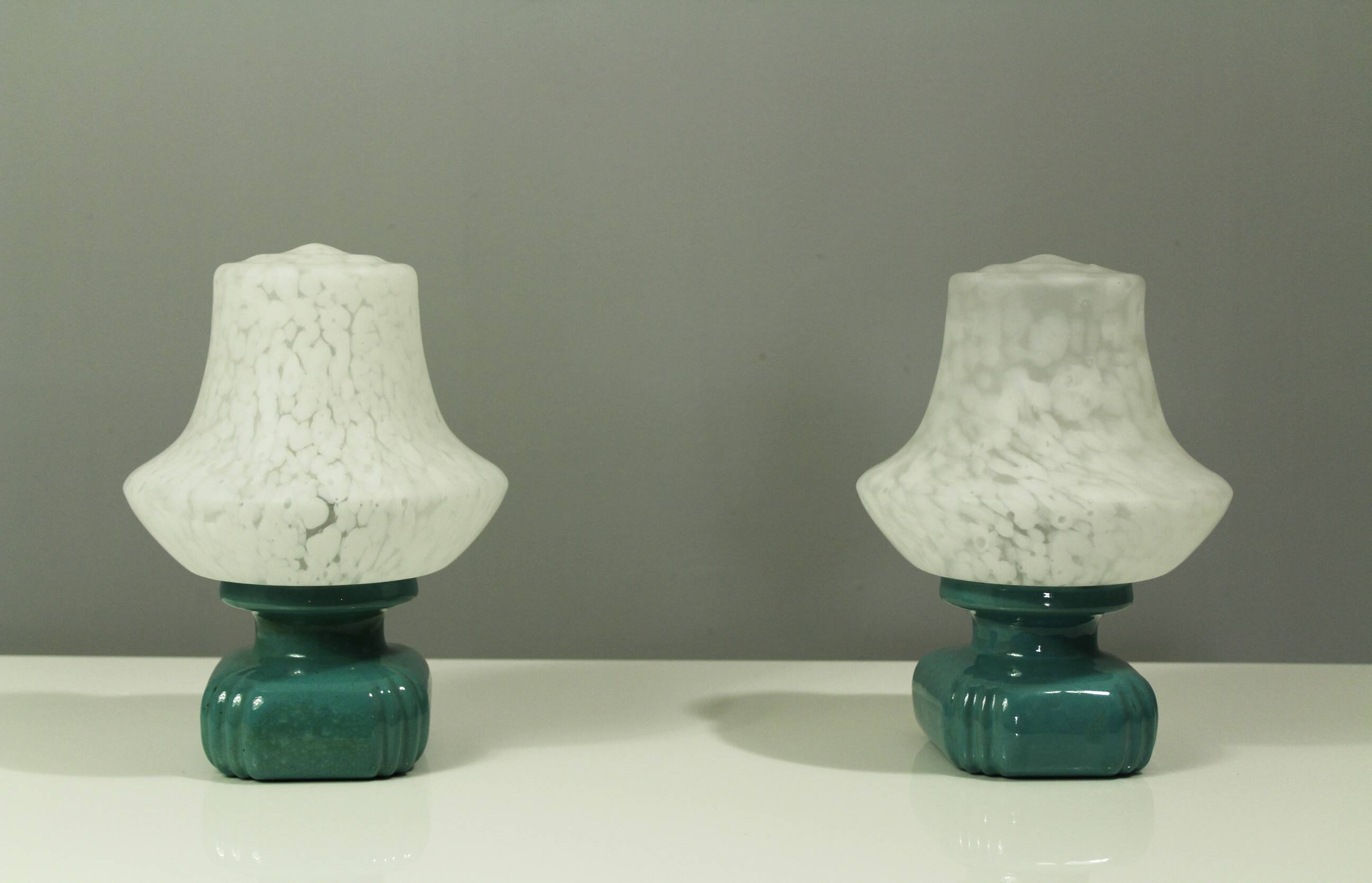 Lampes de chevet, lot de 2, années 1970