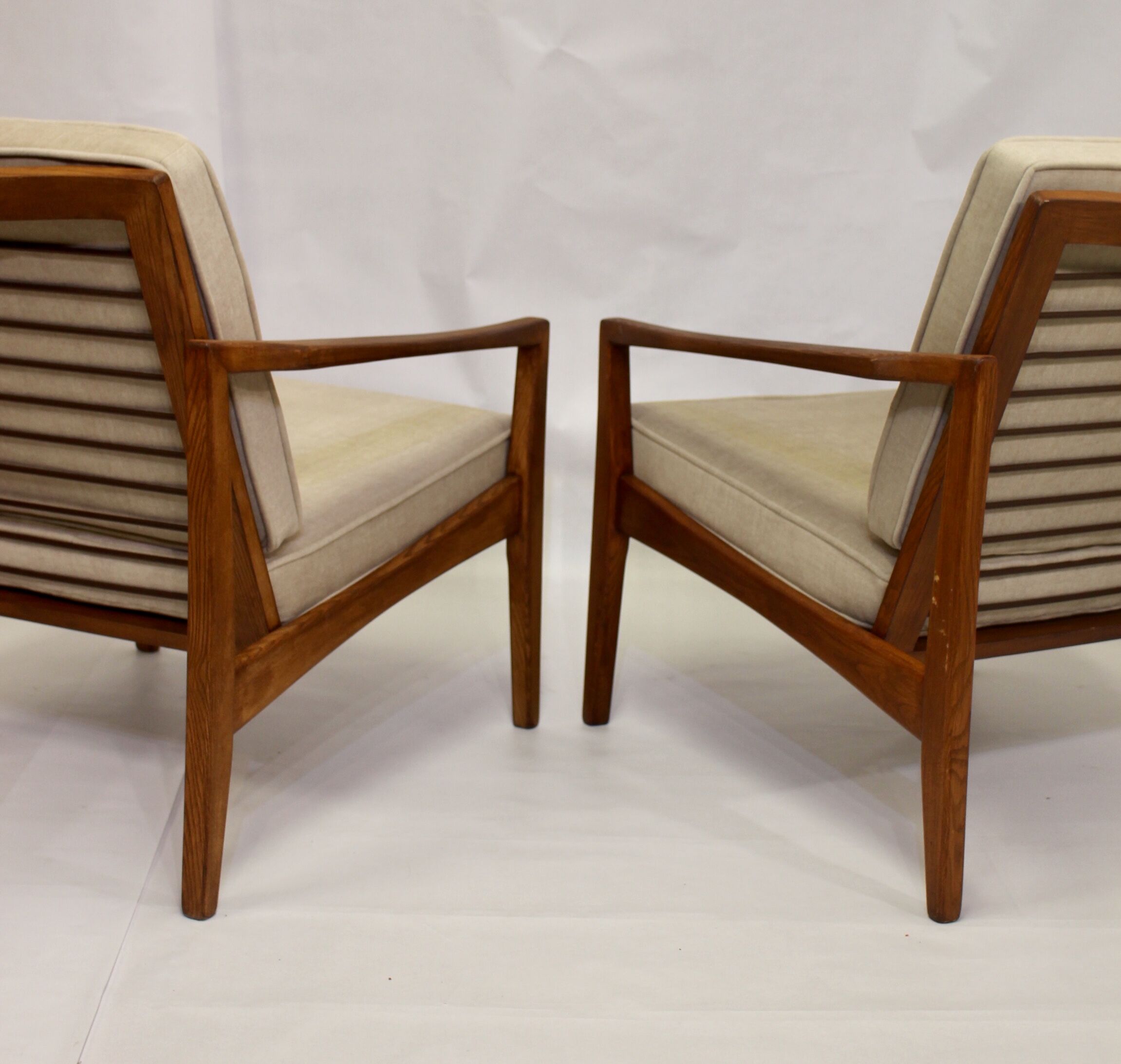 Pair of 60s Scandinavian style armchairs
