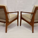 Pair of 60s Scandinavian style armchairs