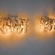 Pair of Kinkeldey sconces, cut crystals, Germany, 1970