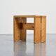 Tabouret en pin massif, Les Arcs