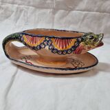 Henriot Quimper Zoomorphic Sauce Boat
