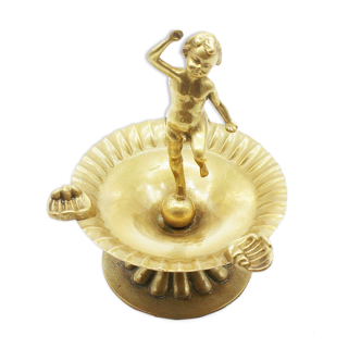 Empty cherub brass pocket