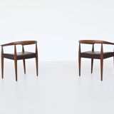 Nanna Ditzel model 113 armchairs Poul Kold Savvaerk Denmark 1955