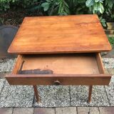 Office vintage walnut with compass feet