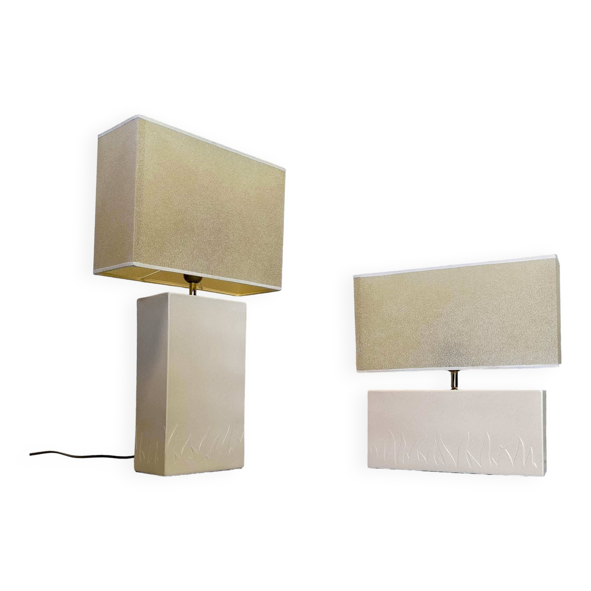 Pair of Louis Drimmer lamps