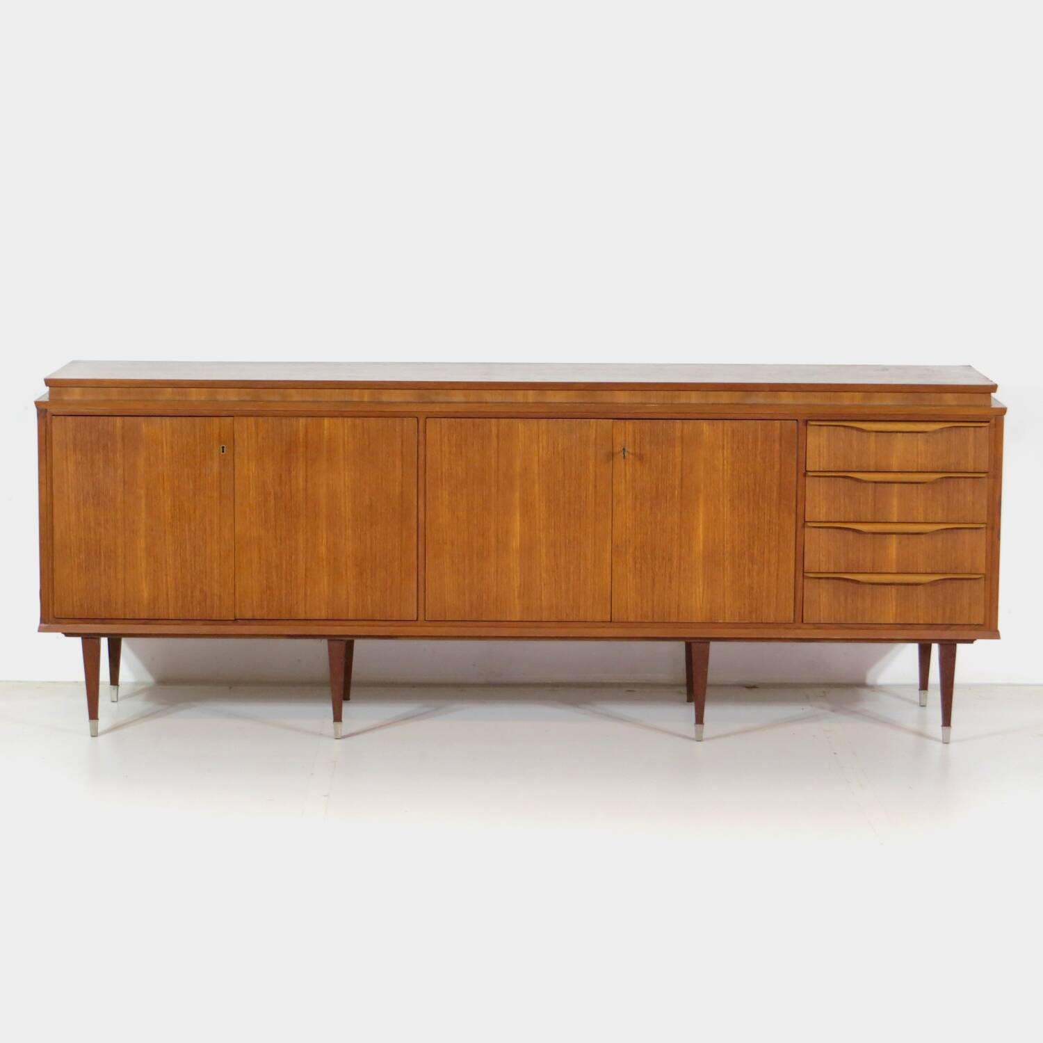 Vintage mid century modern sideboard in teak, 1960s