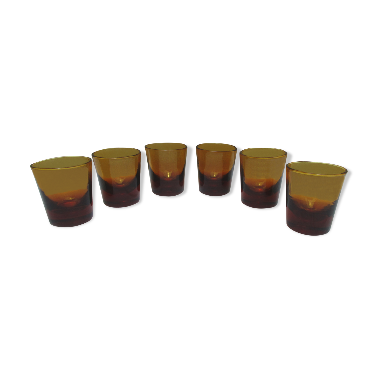 Set of 6 glasses glasses handmade