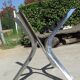 Chrome and glass table