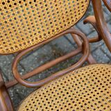 Bentwood & cane cane rocking chair