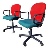 Set of 2 ergonomic office chairs from Vitra