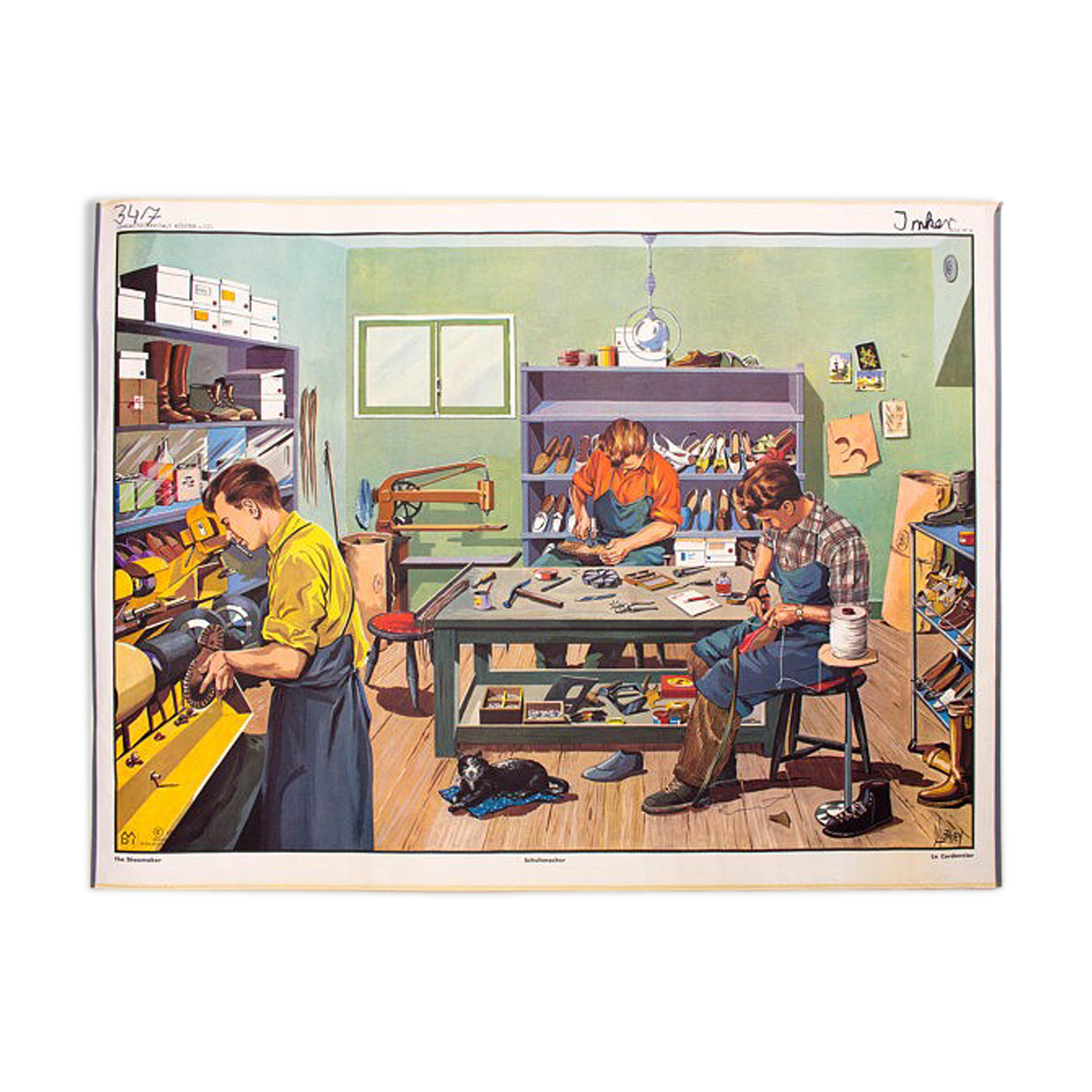 Shoemaker, educational grid, 1965