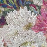 Oil 1900, glazed wooden frame