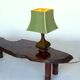 Chinoiserie brass table lamps, 1950s, set of 2
