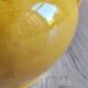 Vintage Mustard Enamelled Ceramic Teapot
