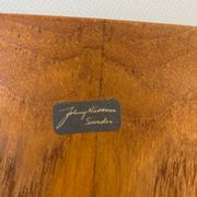 Plateau en teck signé Johnny Mattsson