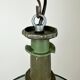 Industrial Green Enamel Factory Pendant Lamp with Cast Aluminium Top, 1960s