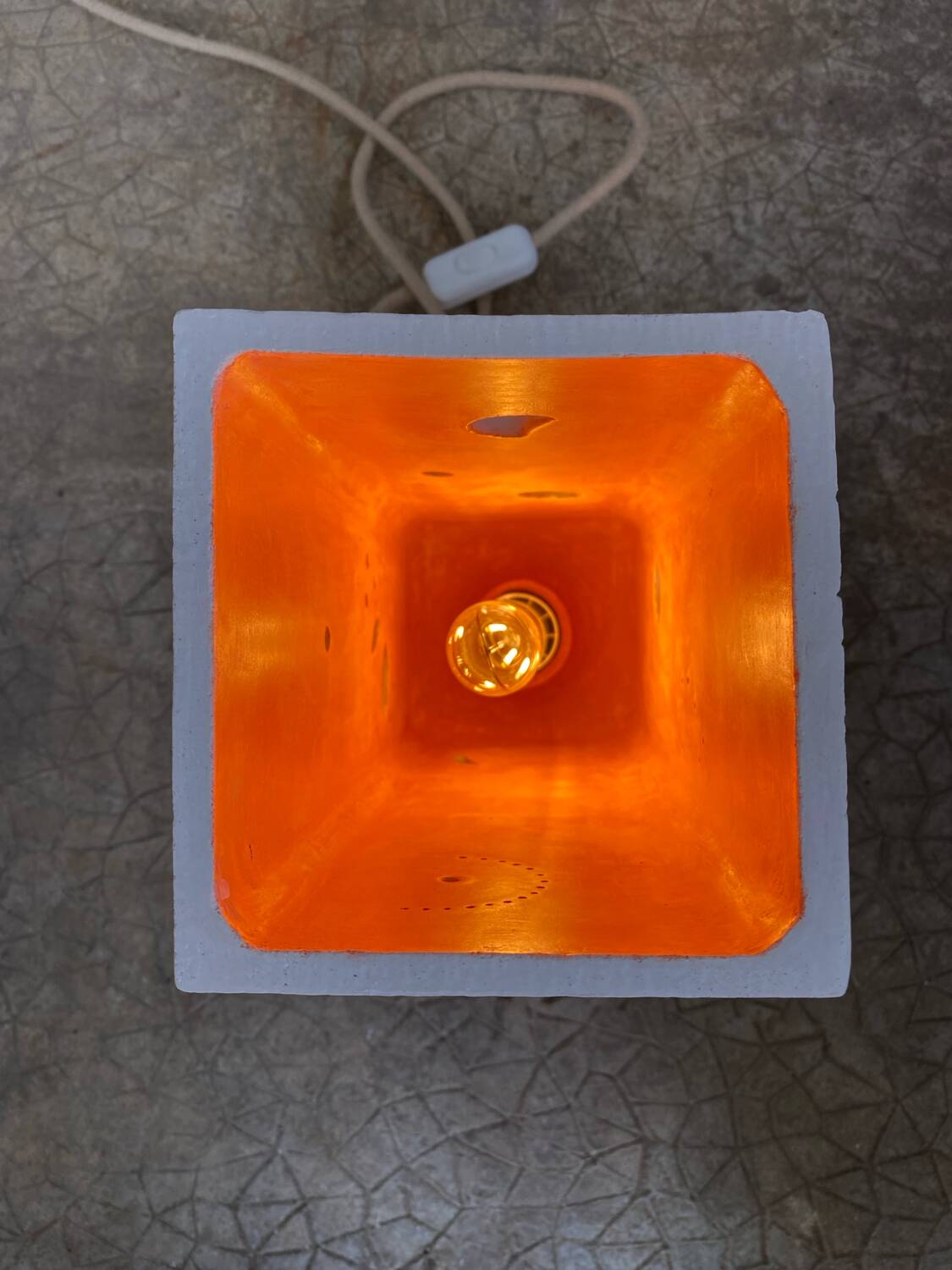 Mood lamp. Sandstone sculpture. Unique piece. Handmade