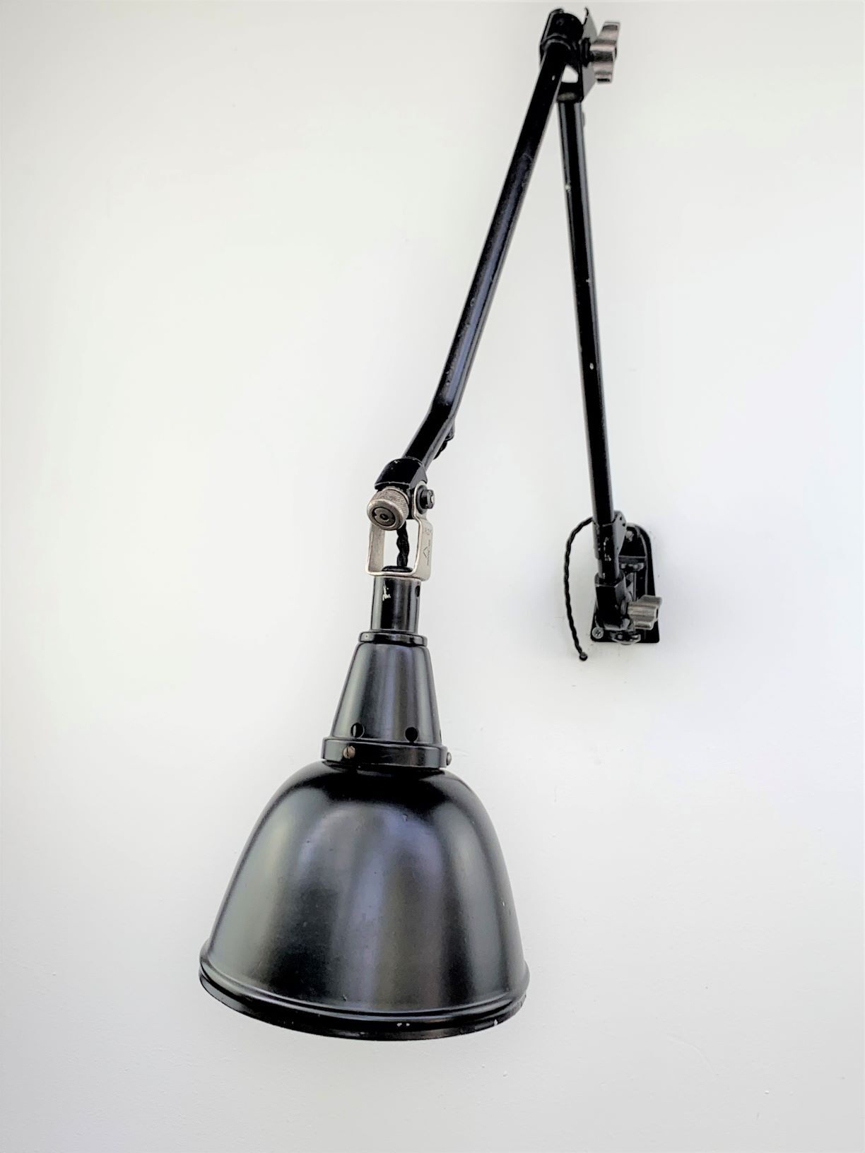 Applique Midgard ancienne lampe allemande curt fisher drgm 1940