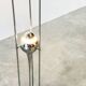 Chrome floor lamp attributed to Angelo Brotto