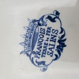 hollow serving dish François 1st dragon salamander iron earth Salins